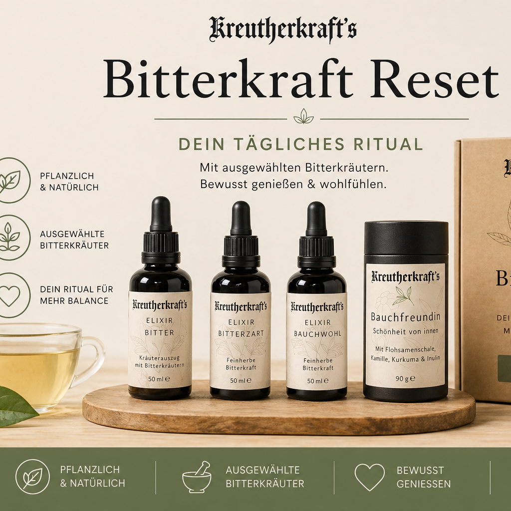 Bitterkraft Reset – Kräuter Set für Verdauung & Bauchbalance