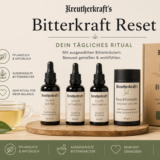 Bitterkraft Reset – Kräuter Set für Verdauung & Bauchbalance