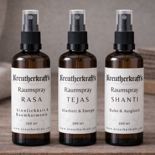 Raumspray-Set „Klarheit · Ruhe · Sinnlichkeit“